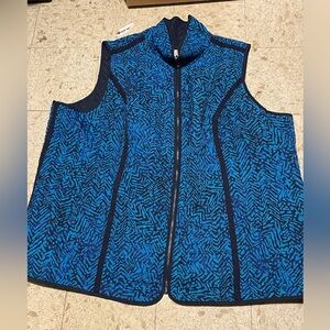Catherine’s plus size 3xl vest‎ blue